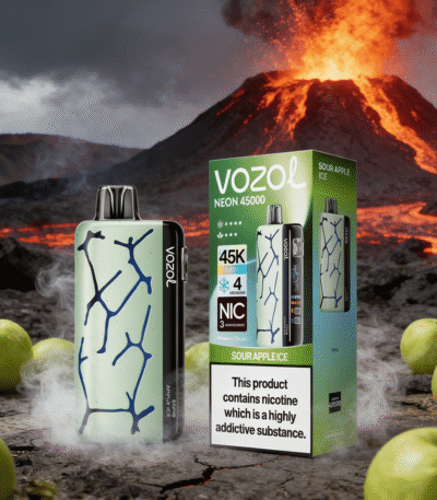 VOZOL NEON 45K SOUR APPLE ICE
