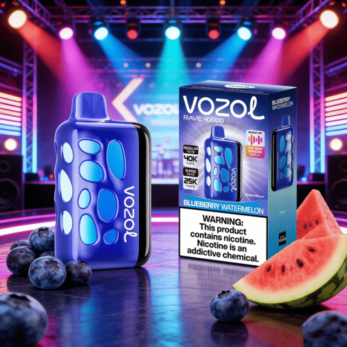 Vozol Rave 40K Blåbær Vandmelon
