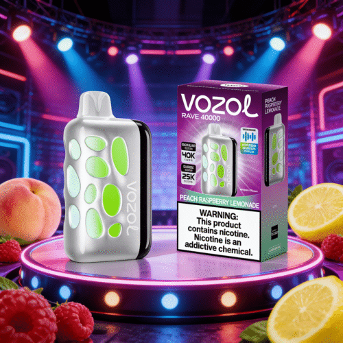 Vozol Rave 40K Pêche Framboise Limonade