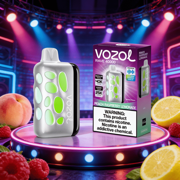 Vozol Rave 40K Peach Raspberry Lemonade