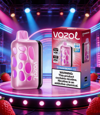 Vozol Rave 40K Mansikka Jää