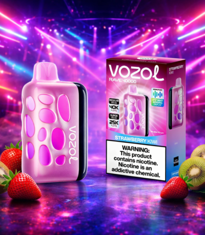 Vozol Rave 40K Mansikka Kiwi