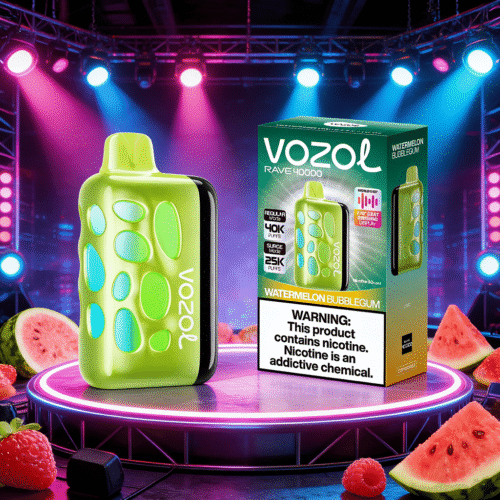 Vozol Rave 40K Wassermelonen-Kaugummi