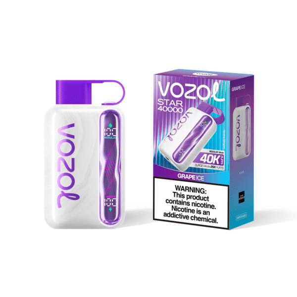 Vozol Star 40K Puffs Grape Ice