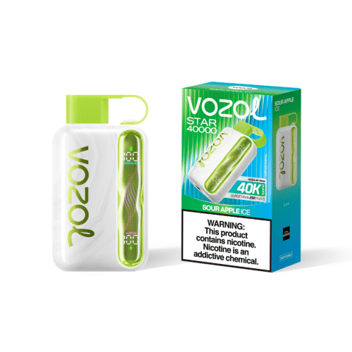Vozol Star 40K Puffs Sour Apple Ice