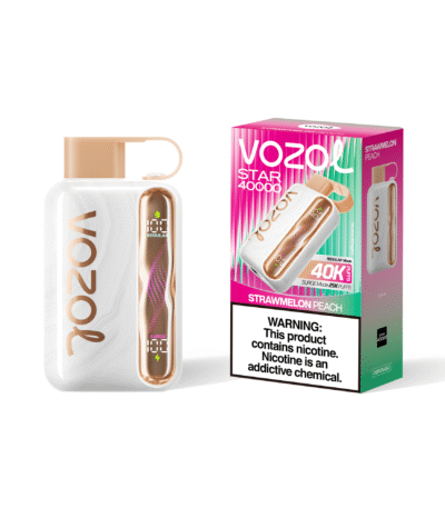 Vozol Star 40K Puffs Strawmelon Peach