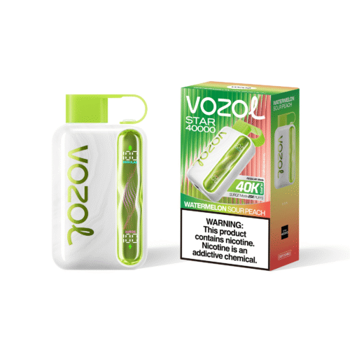 Vozol Star 40K Puffs Watermelon Sour Peach