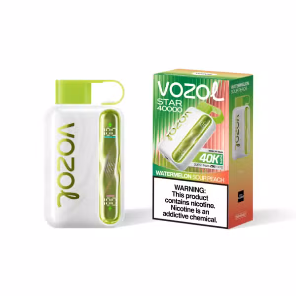 Vozol Star 40K Puffs Watermelon Sour Peach