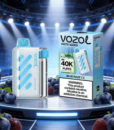 Vozol Vista 40K BLUE RAZZ ICE