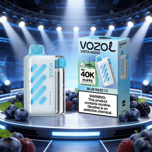 Vozol Vista 40K BLUE RAZZ ICE