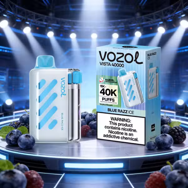 Vozol Vista 40K BLUE RAZZ ICE