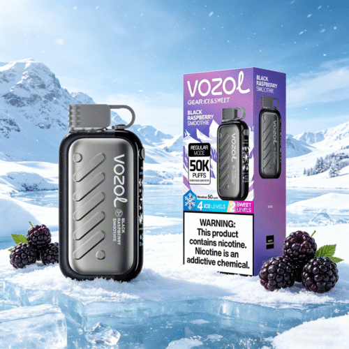 Vozol Gear Ice & Sweet 50K Puffs Black Raspberry Smoothie