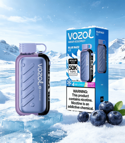 Vozol Gear Ice & Sweet 50.000 boccate Blue Razz Ice