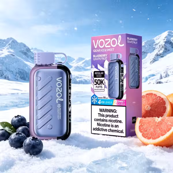 Vozol Gear Ice & Sweet 50K Puffs Blueberry Grapefruit