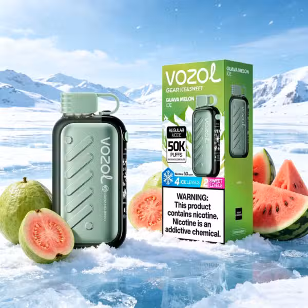 Vozol Gear Ice & Sweet 50K Puffs Guava Melon Ice