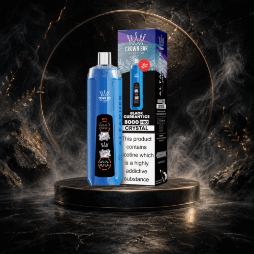 AL Fakher Crystal 8000 Puffs-BLACKCURRANT ICE