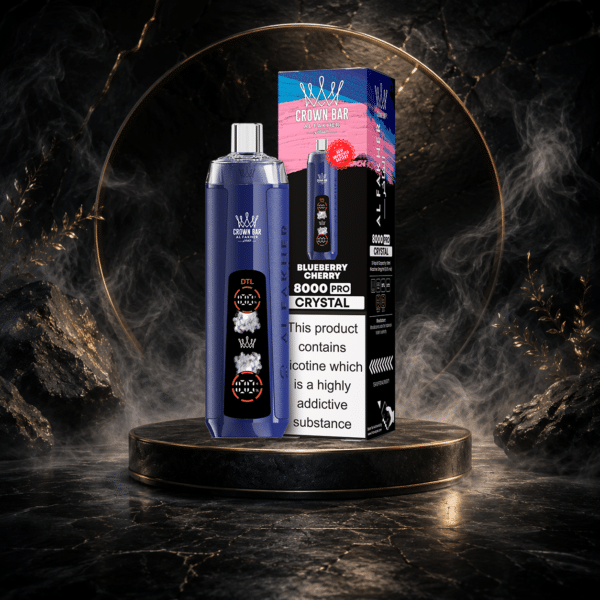 AL Fakher Crystal 8000 Puffs-BLUEBERRY CHERRY