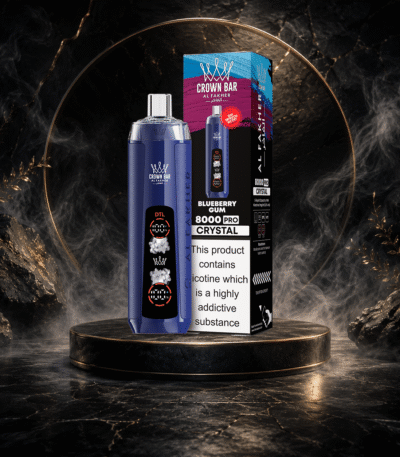 AL Fakher Crystal 8000 Puffs-BLUEBERRY GUM