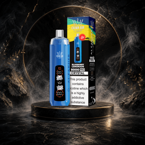 AL Fakher Crystal 8000 Puffs-BLUEBERRY LEMONADE