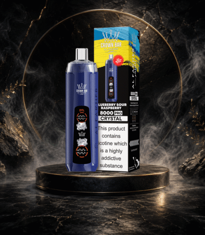 AL Fakher Crystal 8000 Puffs-BLUEBERRY SOUR RASPBERRY