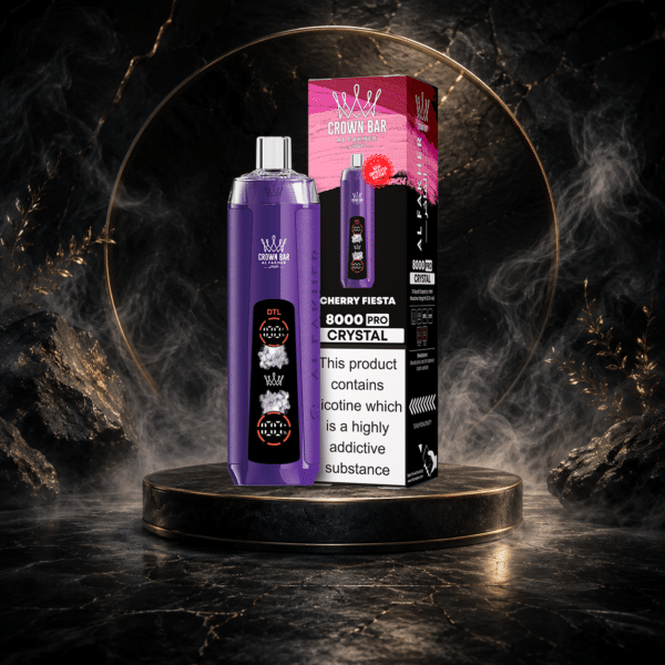 AL Fakher Crystal 8000 Puffs-CHERRY FIESTA