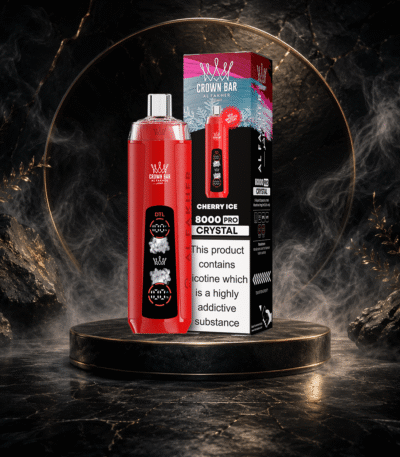 AL Fakher Crystal 8000 Puffs-CHERRY ICE