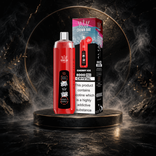 AL Fakher Crystal 8000 Puffs-CHERRY ICE