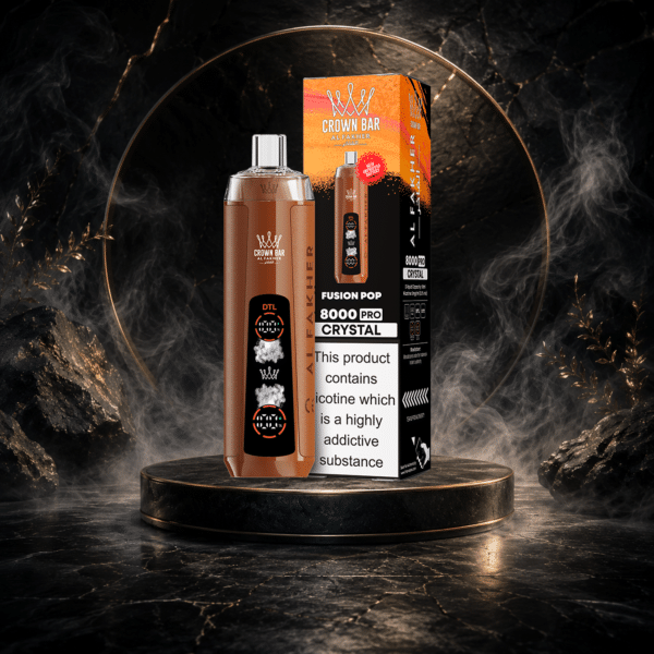 AL Fakher Crystal 8000 Puffs-FUSION POP