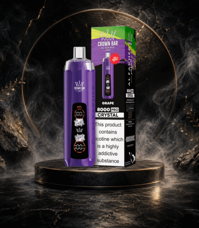AL Fakher Crystal 8000 Puffs-GRAPE
