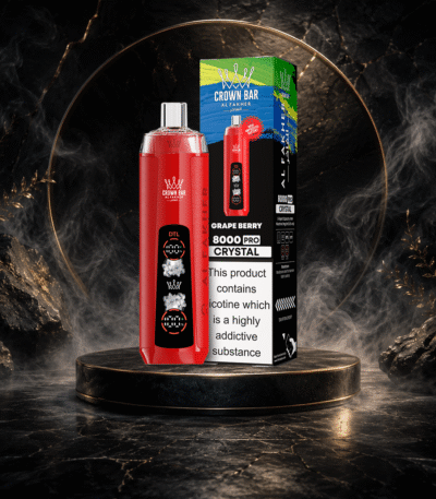 AL Fakher Crystal 8000 Puffs-GRAPE BERRY