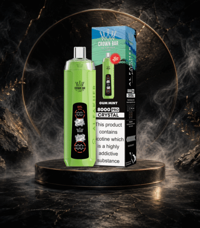 AL Fakher Crystal 8000 Puffs-GUM MINT