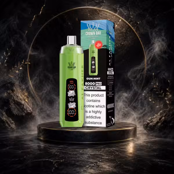 AL Fakher Crystal 8000 Puffs-GUM MINT