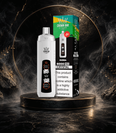 AL Fakher Crystal 8000 Puffs-HUBBA