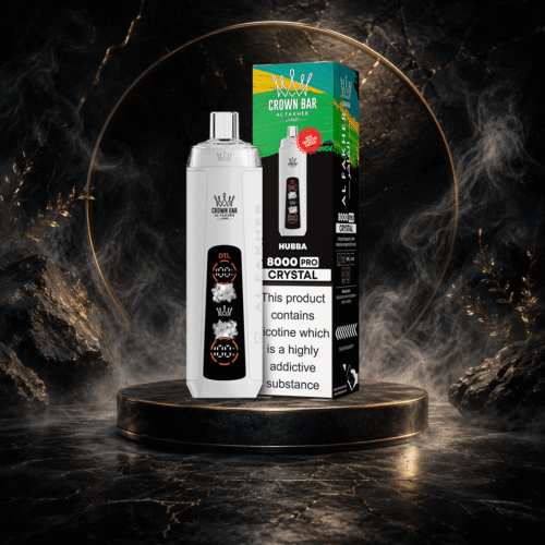 AL Fakher Crystal 8000 Puffs-HUBBA