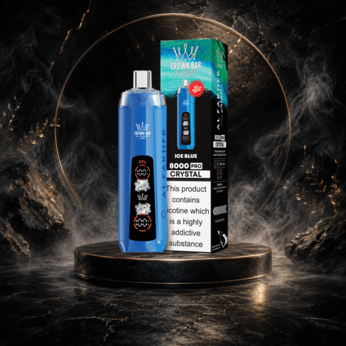 AL Fakher Crystal 8000 Puffs-ICE BLUE