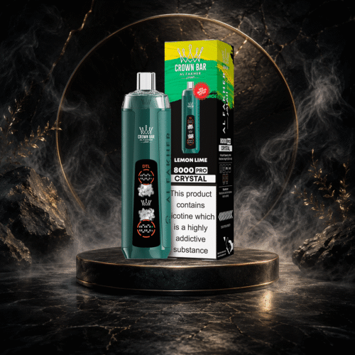 AL Fakher Crystal 8000 Puffs-LEMON LIME