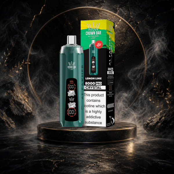 AL Fakher Crystal 8000 Puffs-LEMON LIME