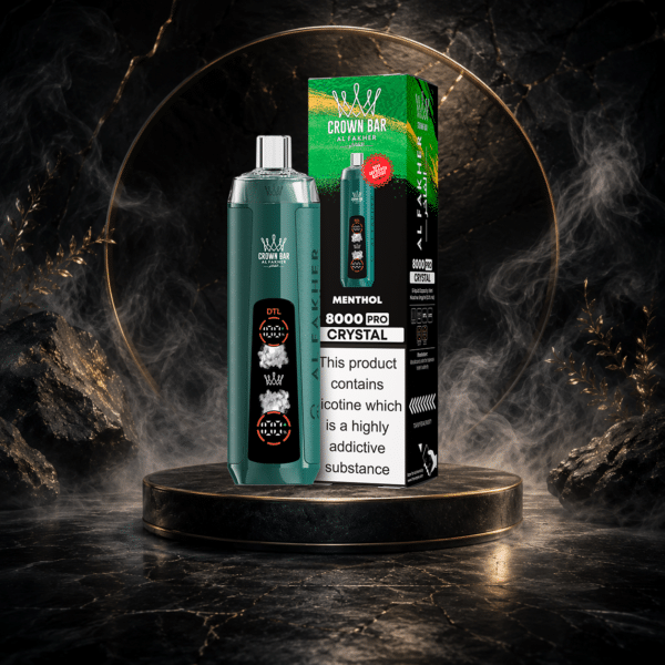 AL Fakher Crystal 8000 Puffs-MENTHOL