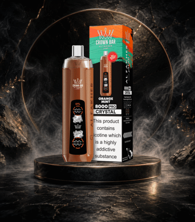 AL Fakher Crystal 8000 Puffs-ORANGE MINT