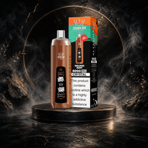 AL Fakher Crystal 8000 Puffs-ORANGE MINT