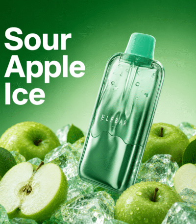 Sour Apple Ice Elf Bar Duke 30000 Puffs