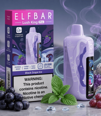 ELF BAR Lush King Pro 40000 Puffs Black Grape Ice