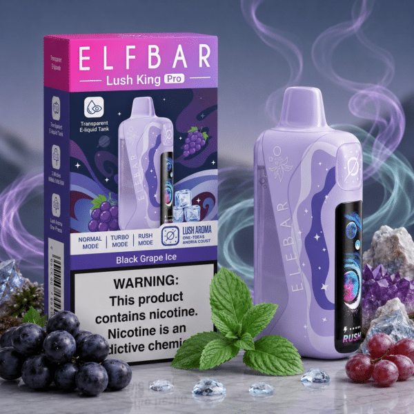 ELF BAR Lush King Pro 40000 Puffs Black Grape Ice