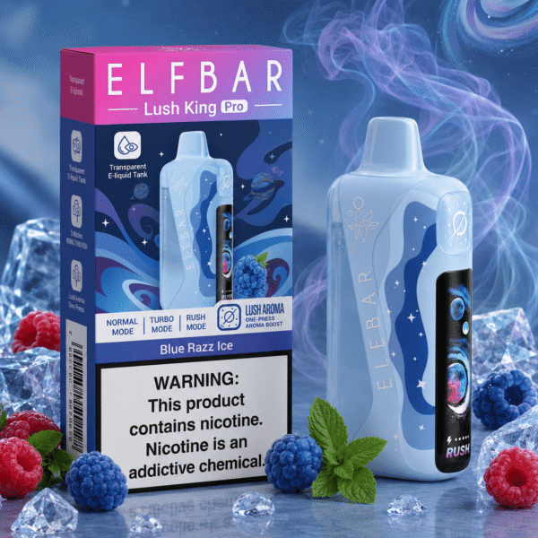 ELF BAR Lush King Pro 40000 Puffs Blue Razz Ice