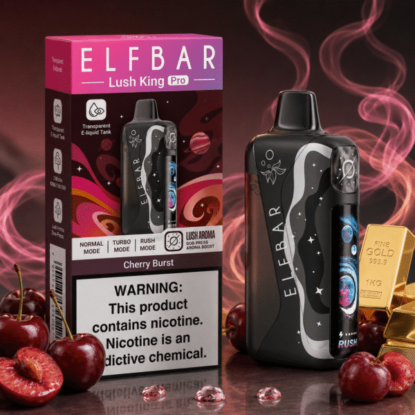 ELF BAR Lush King Pro 40000 Puffs Cherry Burst
