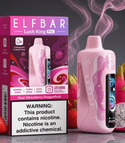 ELF BAR Lush King Pro 40000 Puffs Sour Strawberry Dragonfruit