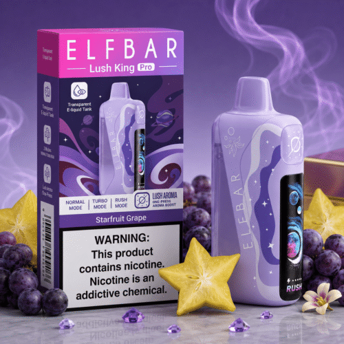 ELF BAR Lush King Pro 40000 Puffs Starfruit Grape