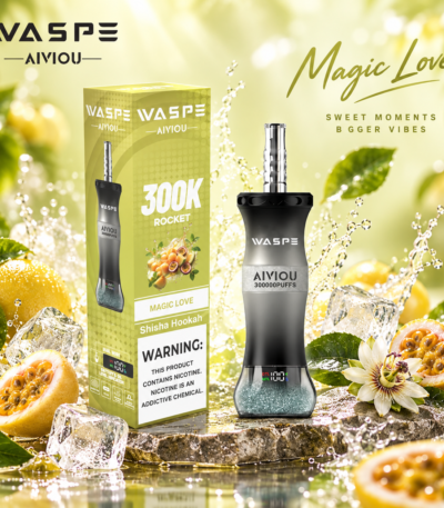 Waspe Shisha Hookah 300K Puffs-Magic Love