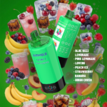 BLUE RAZZ LEMONADE、PINK LEMONADE、LOVE66、PEACH ICE、STRAWBERRY BANANA、BINGO CRUSH