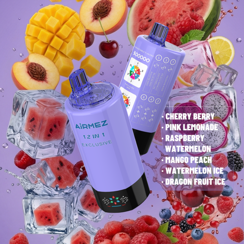 CHERRY BERRY、PINK LEMONADE、RASPBERRY WATERMELON、MANGO PEACH、WATERMELON ICE、DRAGON FRUIT IC
